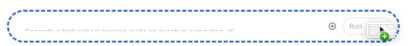 Google AI Studioで、ドラッグ＆ドロップでアップロードする