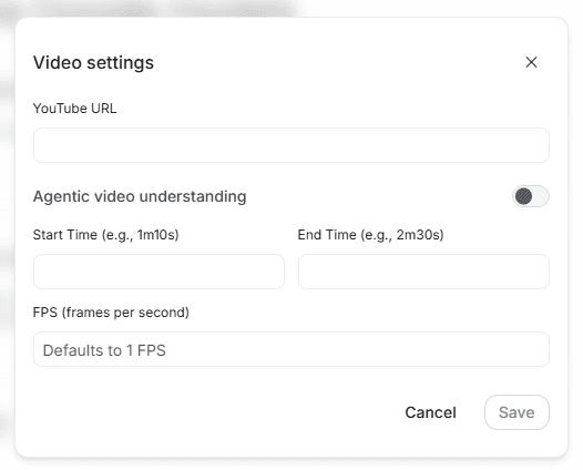 Google AI StudioでYouTubeアップロードの詳細を指定する